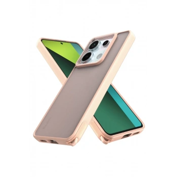 Xiaomi Redmi Note 13 Pro 5G Uyumlu Kılıf Elegant Kapak - Pudra