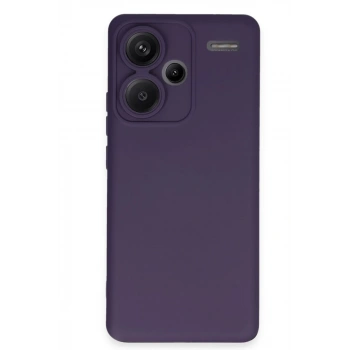 Xiaomi Redmi Note 13 Pro Plus Kılıf Nano içi Kadife Silikon - Mor