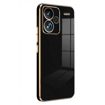 Xiaomi Redmi Note 13 Pro Plus Uyumlu Kılıf Volet Silikon - Siyah