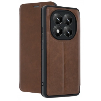 Xiaomi Redmi Note 14 Pro 5G Uyumlu Kılıf Flip Cover - Taba