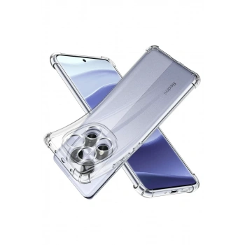 Xiaomi Redmi Note 14 Pro 5G Uyumlu Kılıf Lüx Şeffaf Silikon