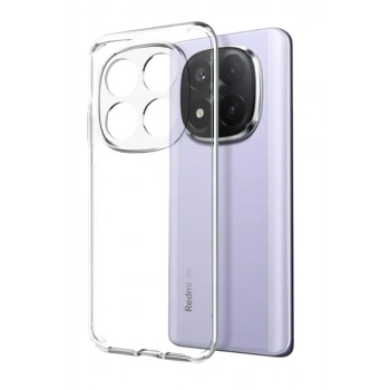 Xiaomi Redmi Note 15 4G Uyumlu Lüx Şeffaf Silikon - Şeffaf
