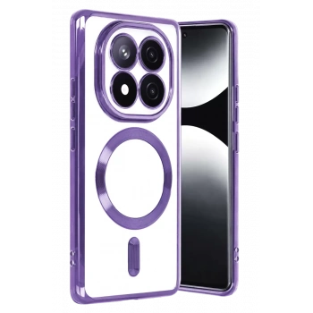 Xiaomi Redmi Note 15 Pro Plus 5G Uyumlu Kross Magneticsafe Kapak - Mor
