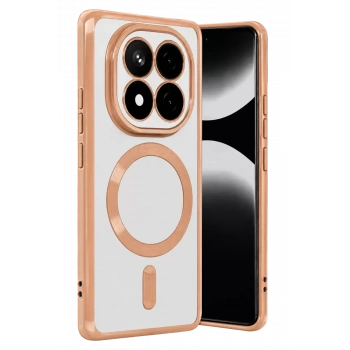 Xiaomi Redmi Note 15 Pro Plus 5G Uyumlu Kross Magneticsafe Kapak - Rose