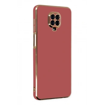 Xiaomi Redmi Note 9 Pro Uyumlu Kılıf Volet Silikon - Kırmızı