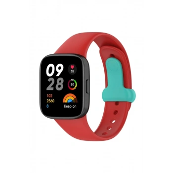 Xiaomi Redmi Watch 3 Origin Silikon Kordon - Kırmızı