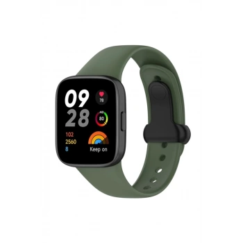 Xiaomi Redmi Watch 3 Origin Silikon Kordon - Koyu Yeşil