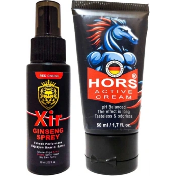 Xir 3xeffect Spray 50 ml - Hors Active Cream 50 ml