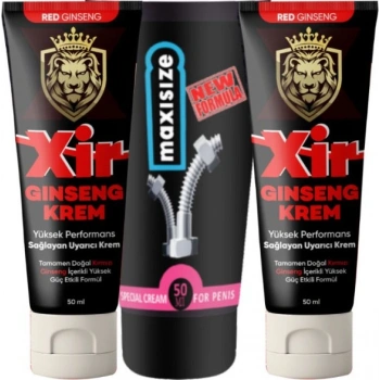 Xir Delaycream 50 ml 2 Adet + Maxi Size Cream 50 ml Erkeğe Özel Set
