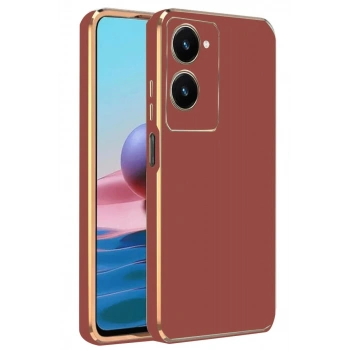 Vivo Y18 Kılıf Volet Silikon - Kırmızı