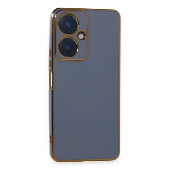 Vivo Y27 Kılıf Volet Silikon - Mavi