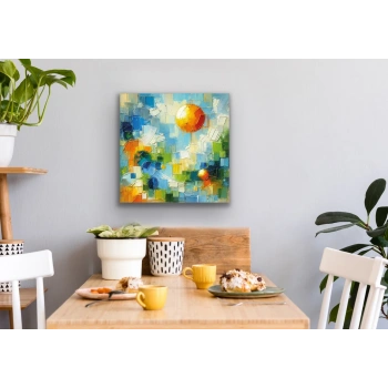 Yaz Mevsimi Kanvas Tablo 60x60cm