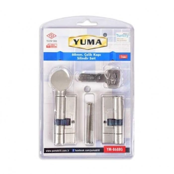 YM-B68BGS Blist.Saten   Kapı Barel Seti 1 Adet
