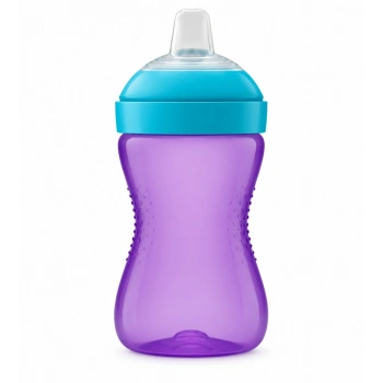 Yumuşak Uçlu Bardak 300 ml Mor