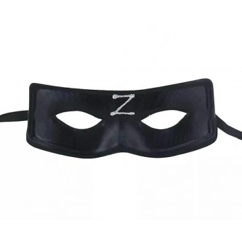 Zorro Maskesi Arkadan Lastikli Z Baskılı