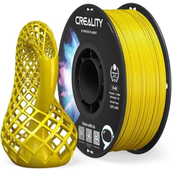 Creality CR-ABS Sarı Filament 1.75mm 1000gr