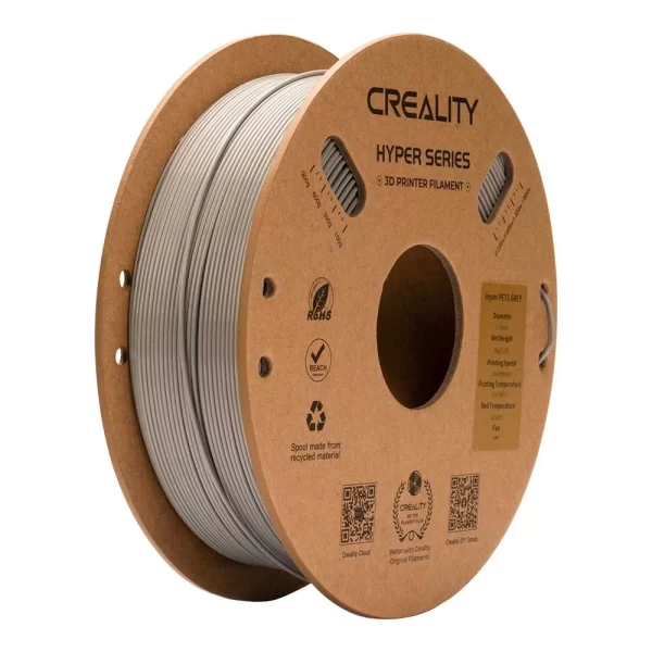 Creality Hyper PETG Gri Filament 1.75mm 1000gr
