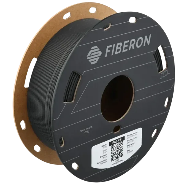 Polymaker Fiberon PA6-CF20 Filament Siyah