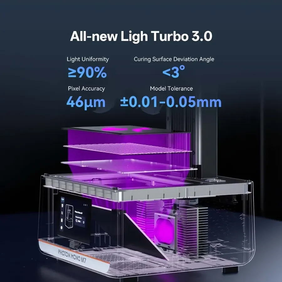 Anycubic Photon Mono M7 Reçine 3D Yazıcı görsel 4