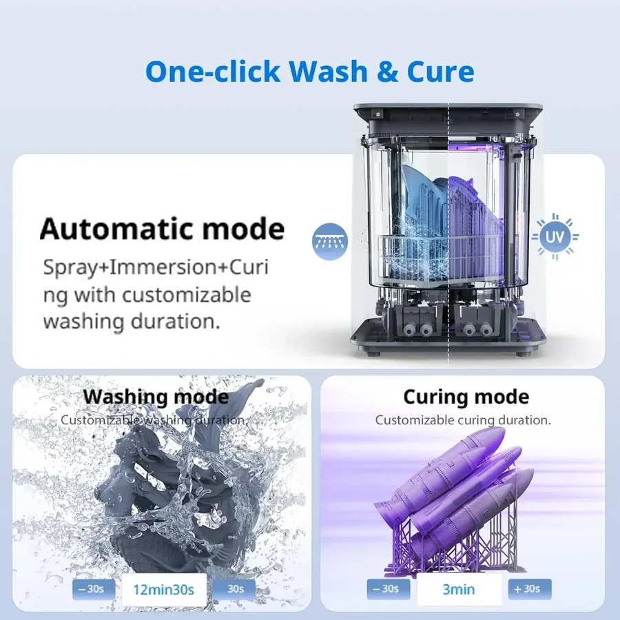 Anycubic Wash & Cure 3 Max Yıkama ve Kürleme görsel 2