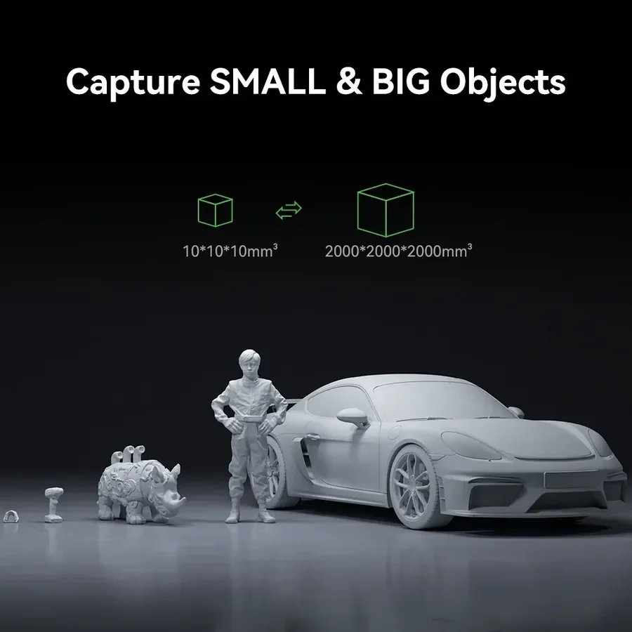 Creality CR-Scan Otter 3D Tarayıcı kullanım görseli
