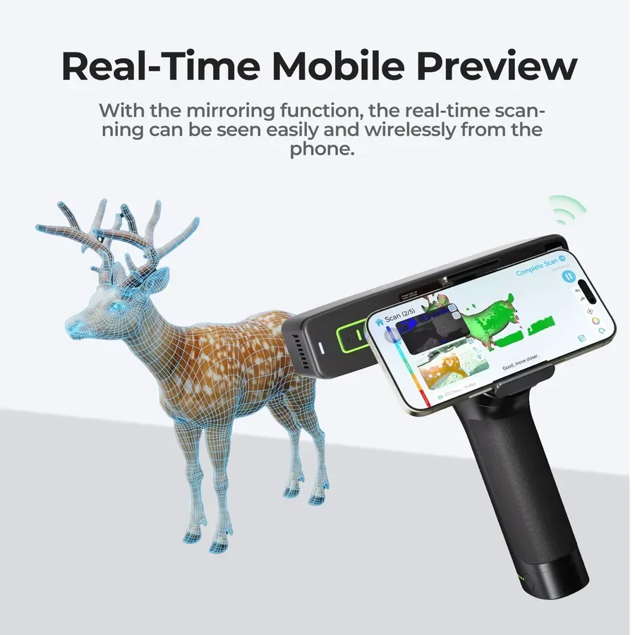 Creality CR-Scan Otter Lite 3D Tarayıcı kullanım görseli
