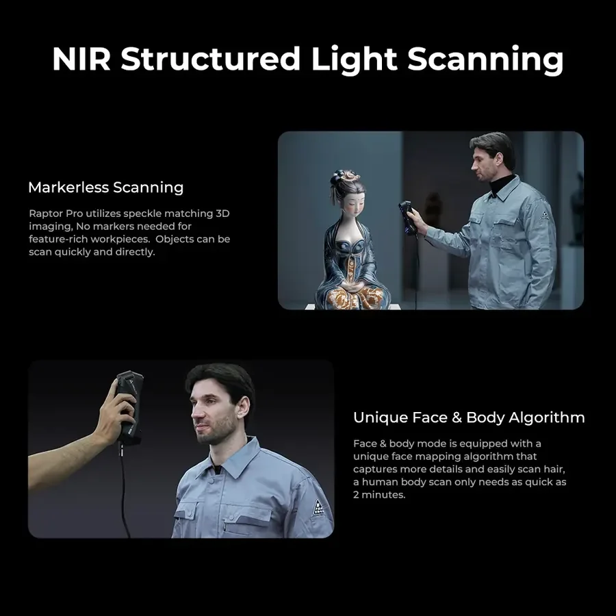 Creality CR-Scan Raptor Pro 3D Tarayıcı görsel 2