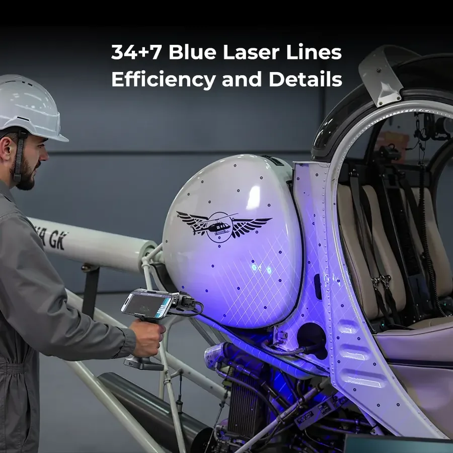 Creality CR-Scan RaptorX Kablosuz 3D Tarayıcı görsel 2