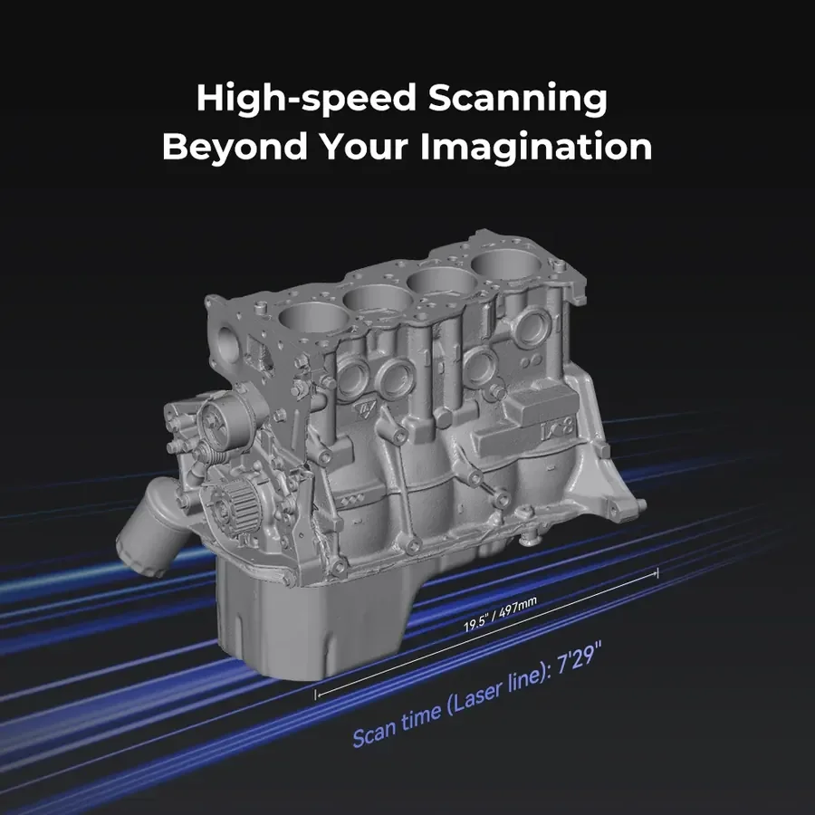 Creality CR-Scan RaptorX Kablosuz 3D Tarayıcı görsel 4