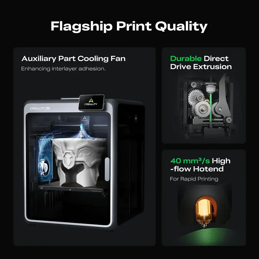 Creality K2 3D Yazıcı kullanım görseli