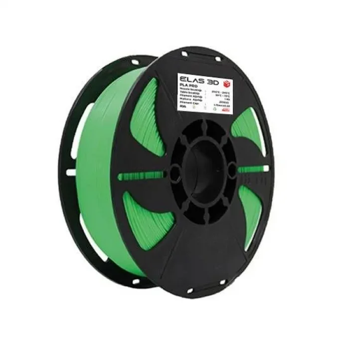 Elas 3D Fıstık Yeşil PLA Pro Filament - 1.75mm - 1 Kg