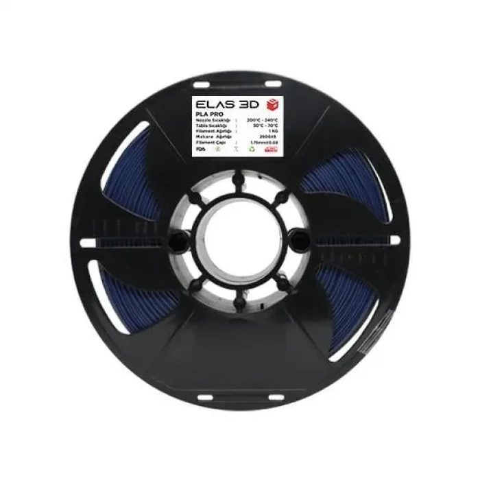 Elas 3D Lacivert PLA Pro Filament - 1.75mm - 1 Kg