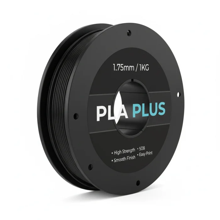 Filamentci 1.75mm Siyah PLA Plus Filament 1Kg