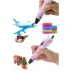 PEMBE Ergonomik ve Fonksiyonel 3D Kalem Pen Üç Boyutlu Yazıcı Sanat İçin Yüksek Sıcaklıkta Plastik Eriyik