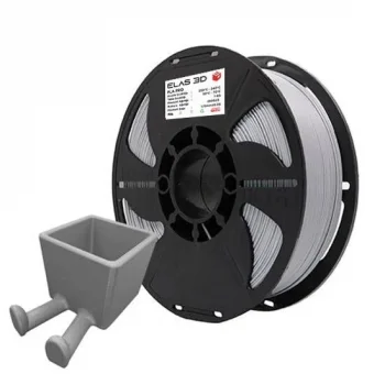 Elas 3D Gümüş Gri PLA Pro Filament - 1.75mm - 1 Kg