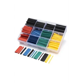 Makaron Seti Isı Ile Daralan Kablo Seti 530 Adet 8 Boy 5 Renk Kutulu Makaron Seti