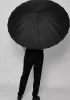 24 TEL Büyük Boy Klasik Baston Şemsiye Rüzgara Suya Dayanıklı