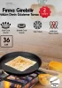 36 CM Derin Ocak Üstü Döküm Çok Amaçlı Gözleme Bazlama Pizza Tavası