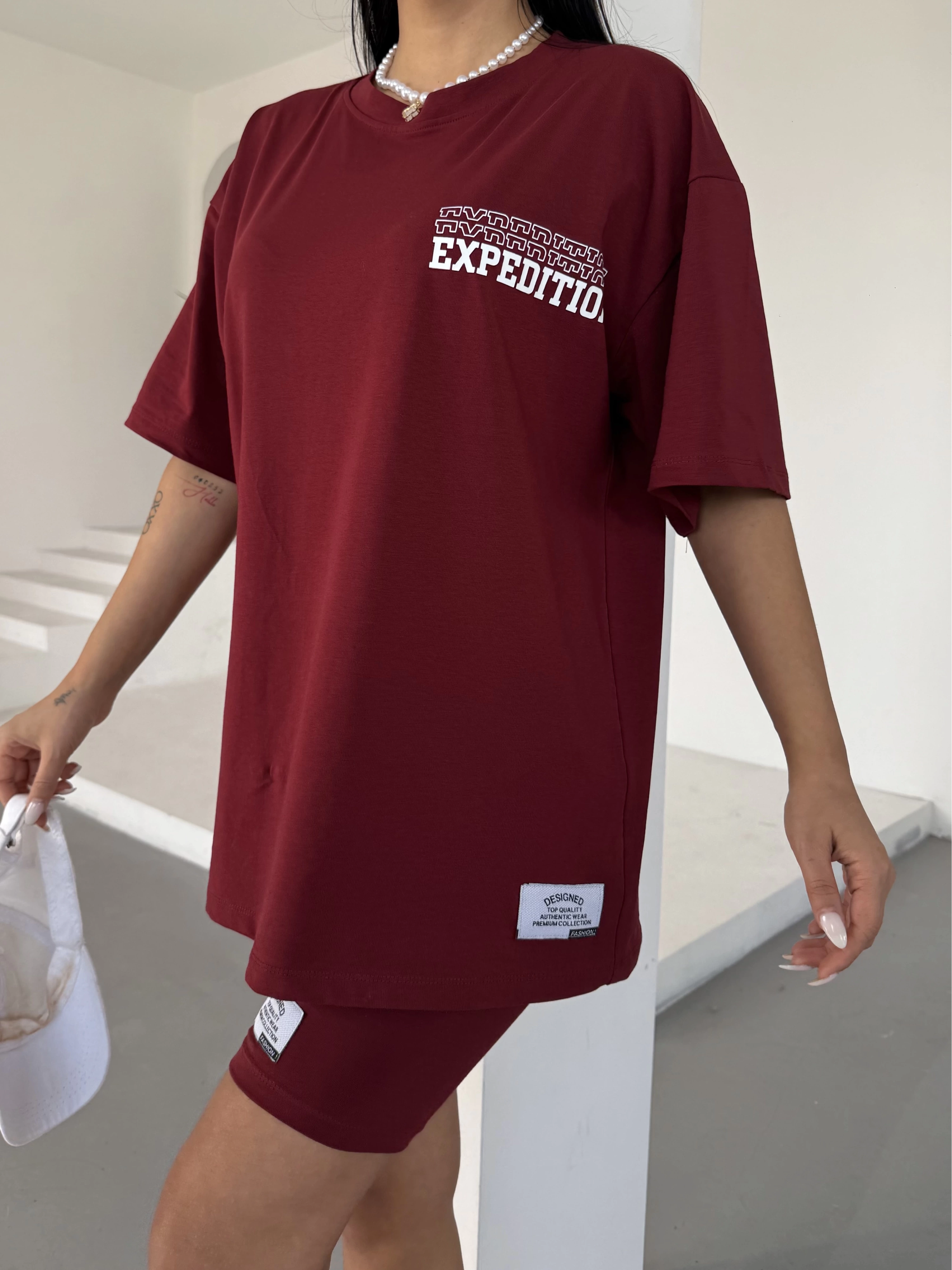 Expedition Baskılı Şort Takım