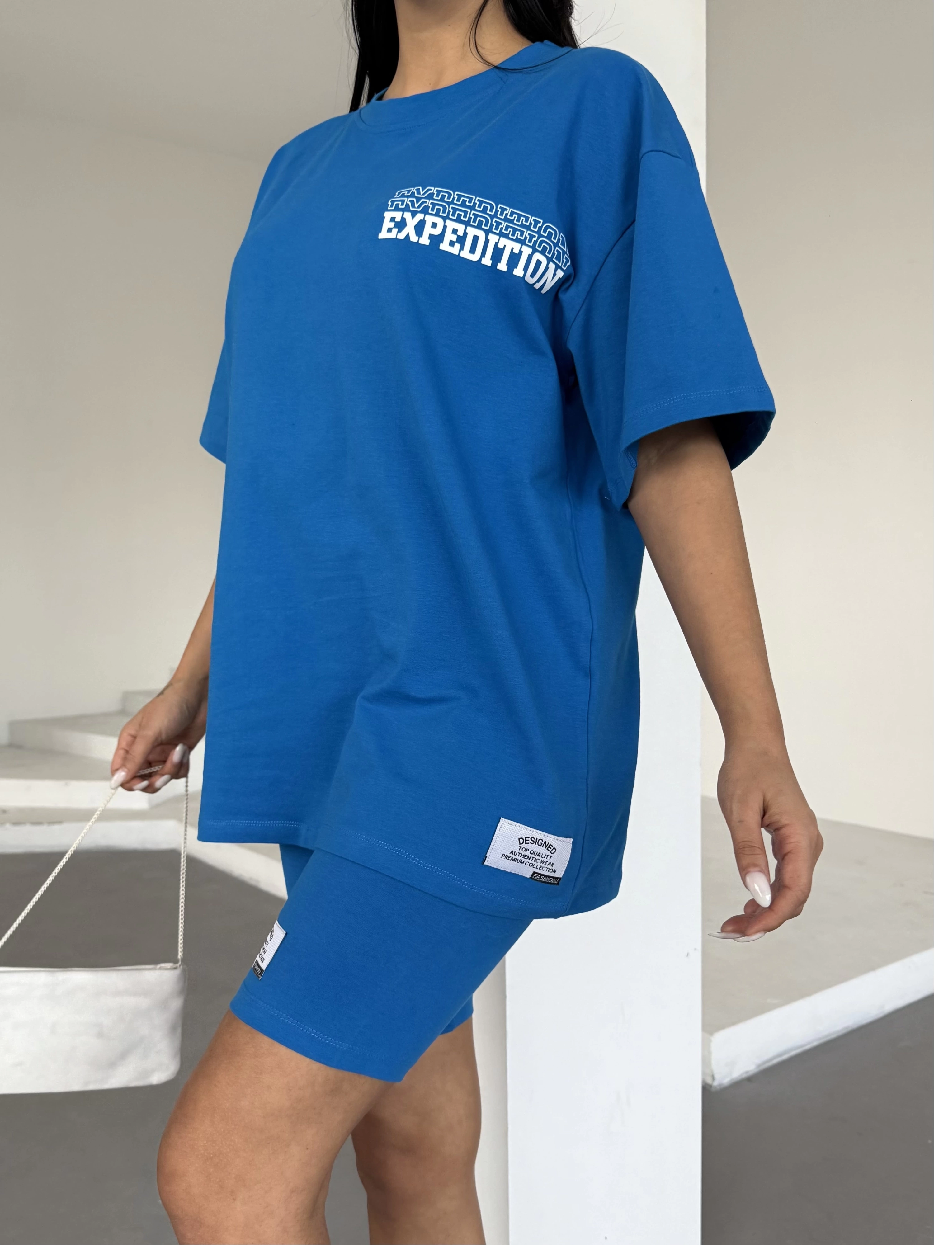 Expedition Baskılı Şort Takım