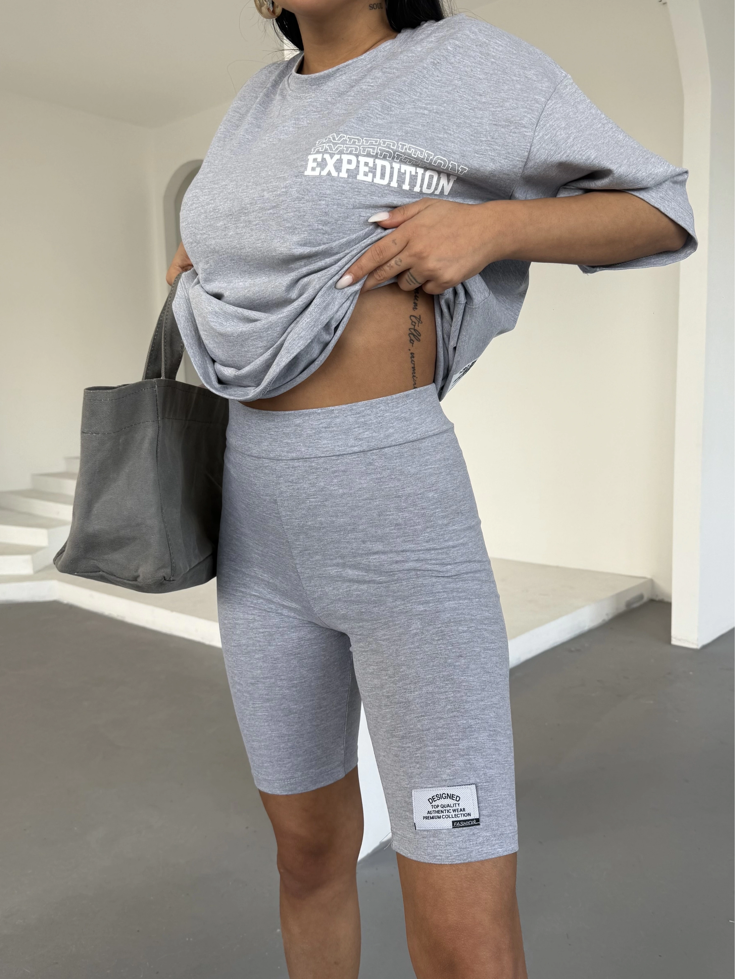 Expedition Baskılı Şort Takım