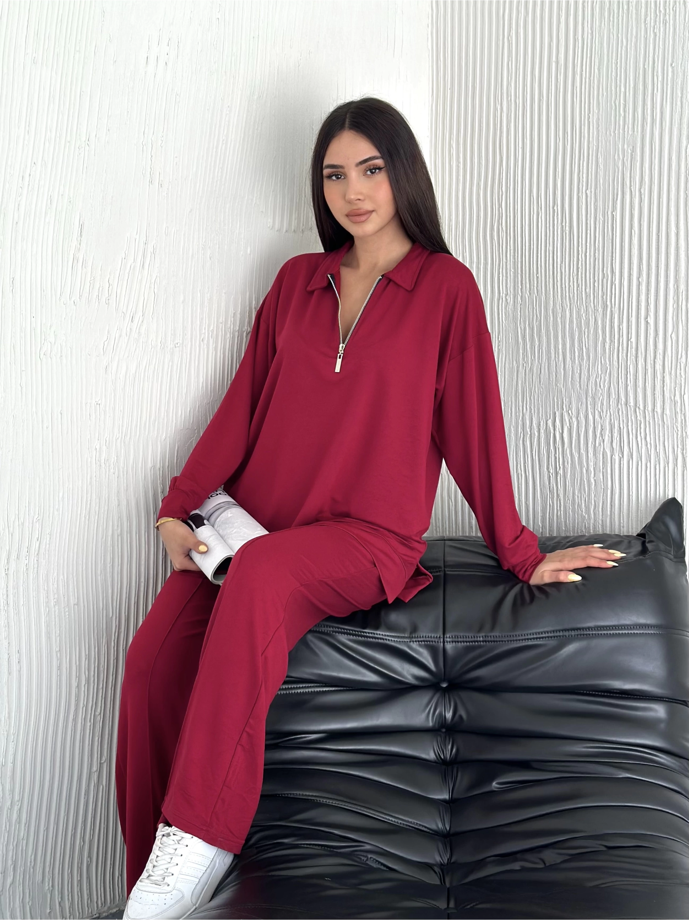 Kristal Modal Yırtmaçlı Basic Takım