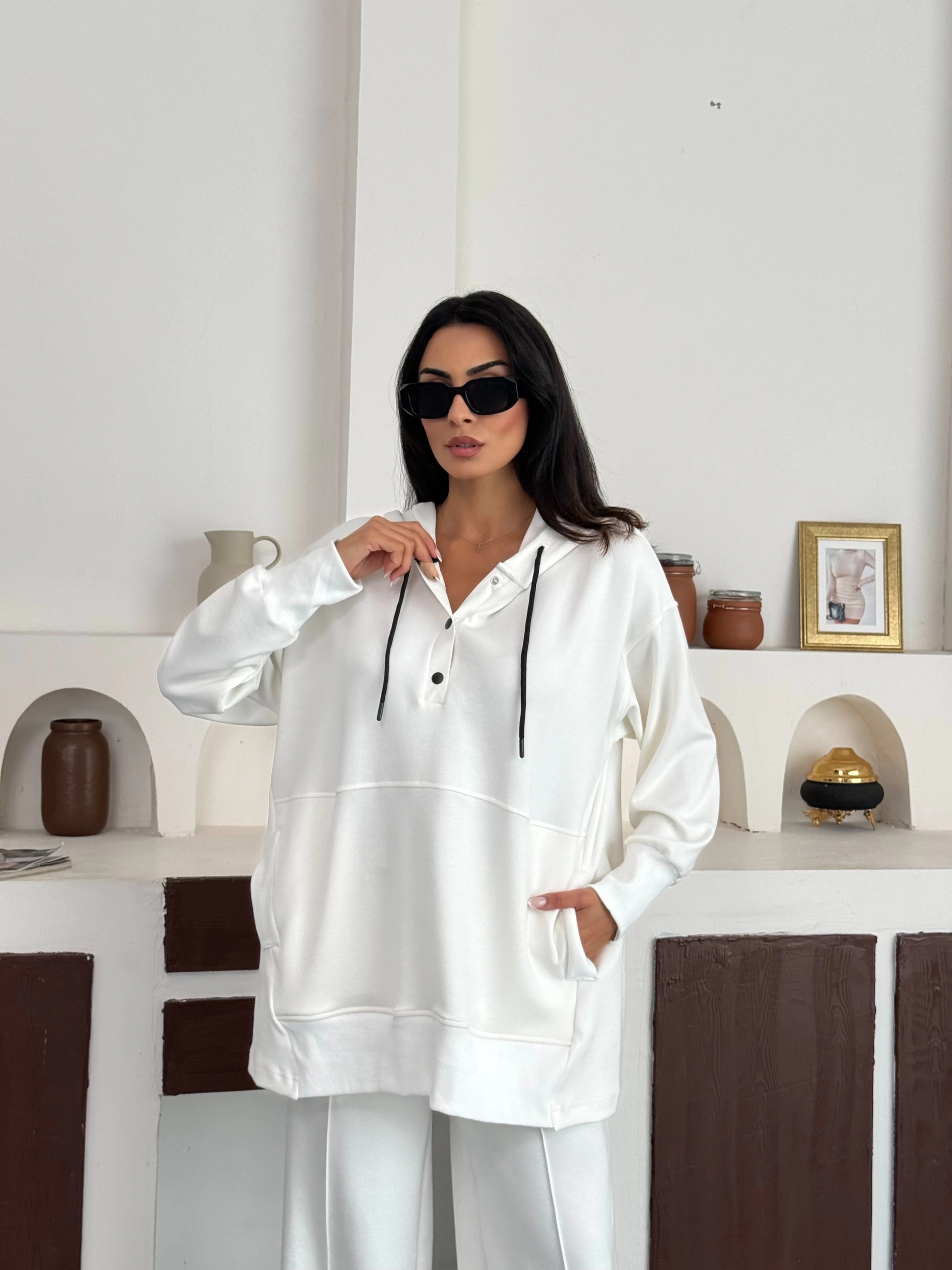 Oysho Modal Kapişonlu Takım