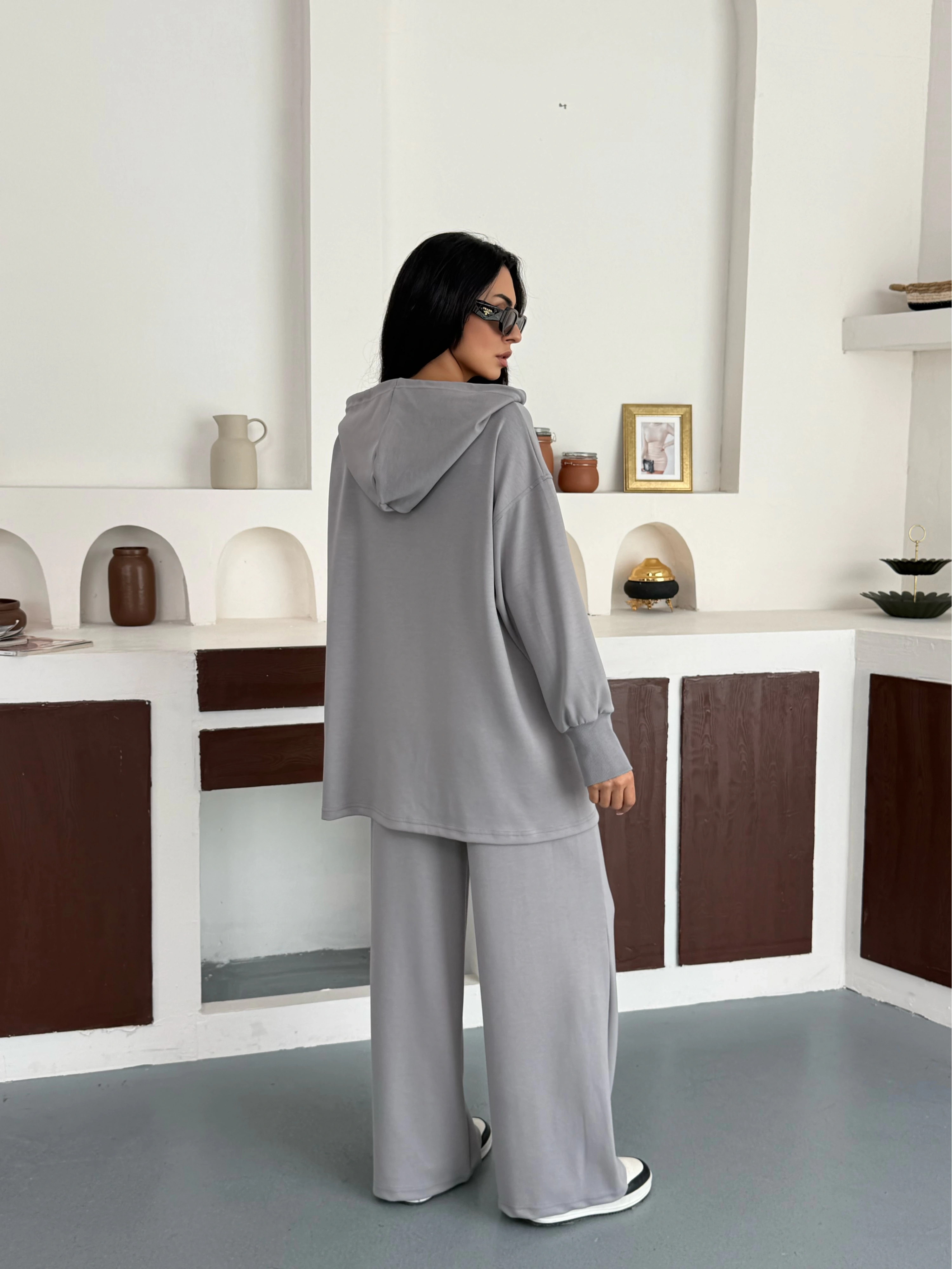 Oysho Modal Kapişonlu Takım