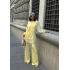 Kristal Modal Çizgili Takım