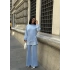 Kristal Modal Çizgili Takım