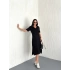 Kristal Modal Yırtmaçlı Basic Elbise