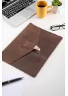 Hakiki Deri MacBook Kılfı Çantası Envelope Case