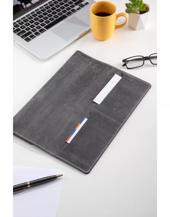 Hakiki Deri MacBook Kılfı Çantası Envelope Case