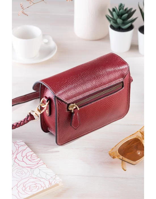 Hakiki Deri Kadın Askılı Çanta Satchel Bag